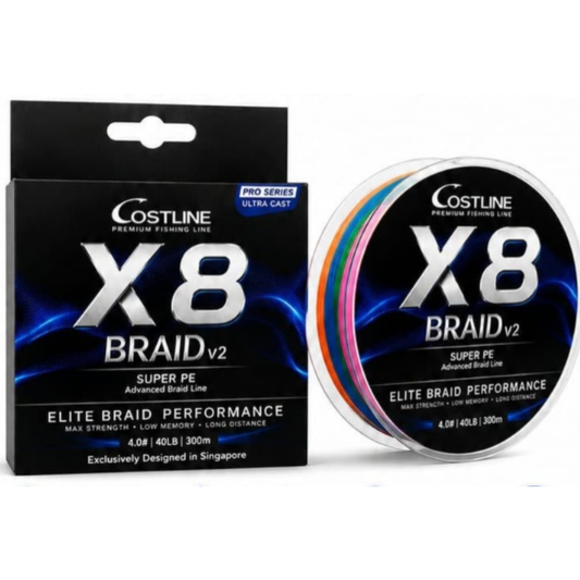 Costline 8X Braid 300 Meter