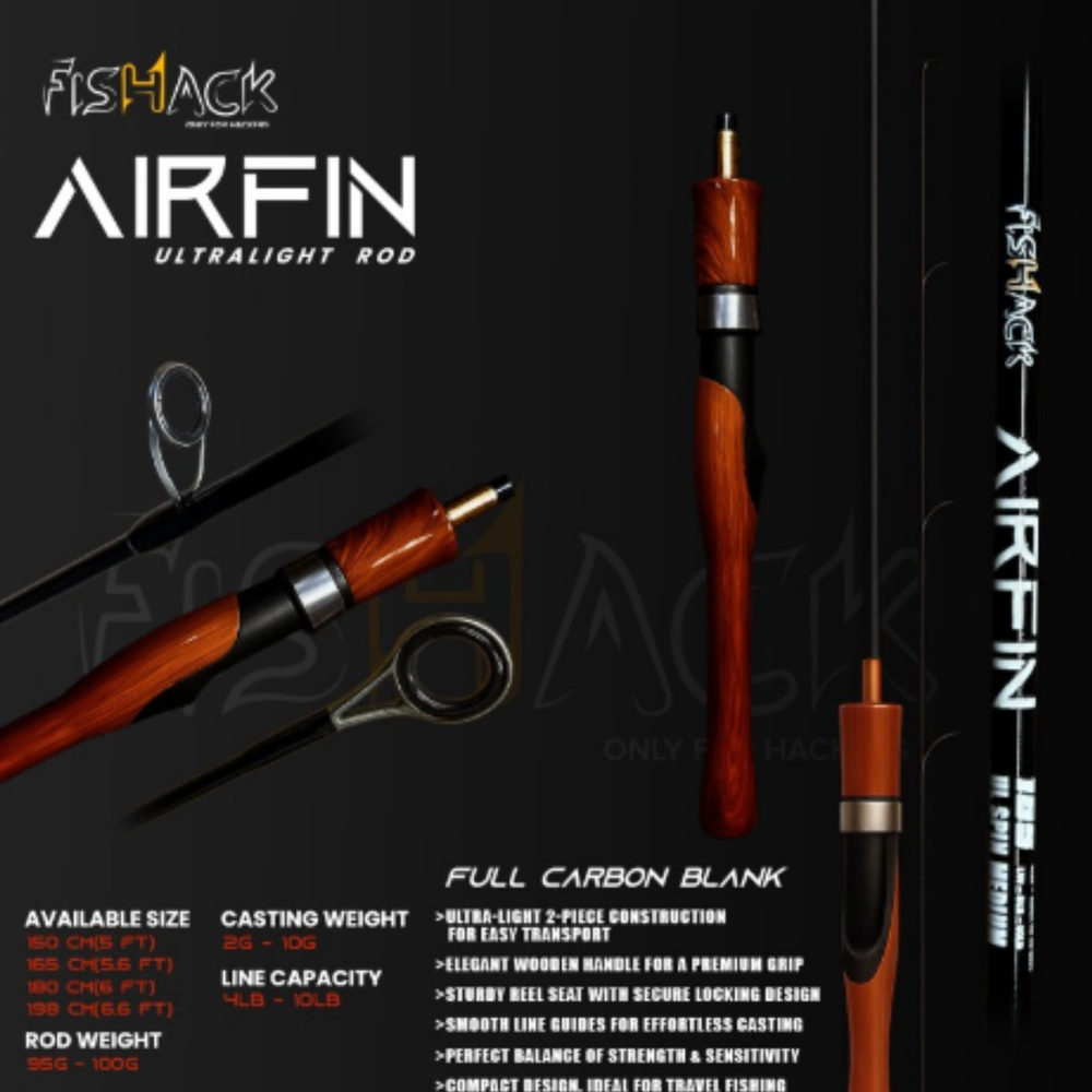 Fishack Airfin Ul Spin Rod 165/5.6 Ft