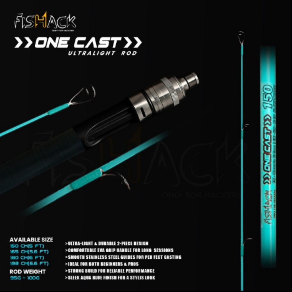 Fishack Onecast Ul Spin Rod 180/6 Ft