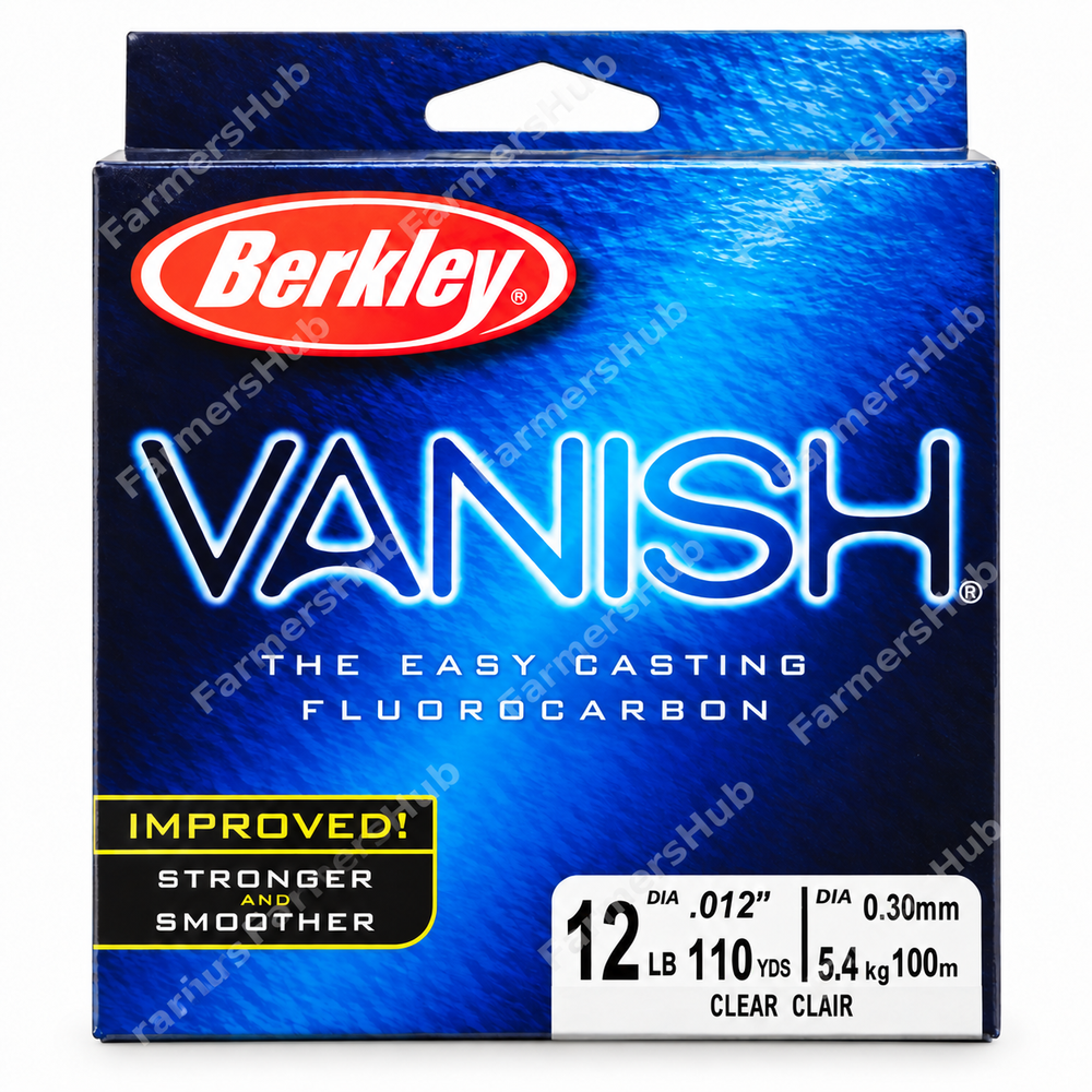 Berkley Vanish Fluorocarbon Leader Line 12 lb 100 m