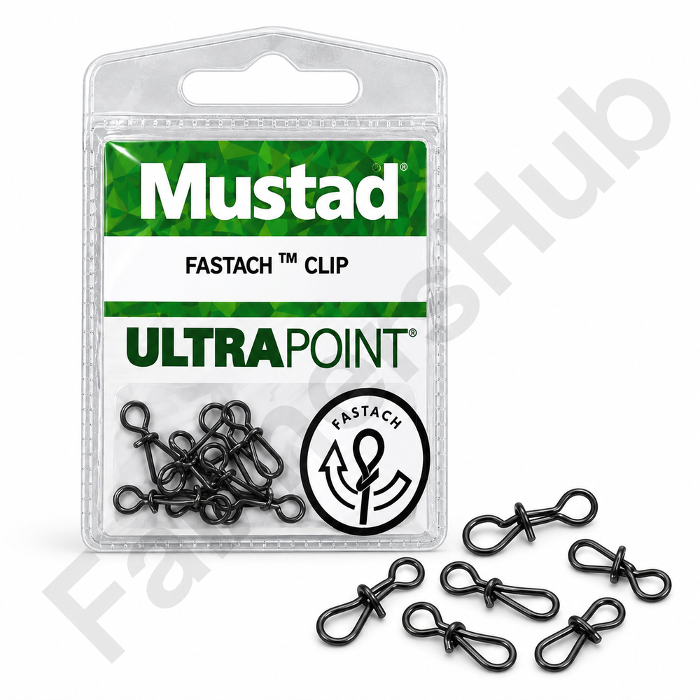 Mustad Ultrapoint Fastach Clip sze 0,1,2,3,4