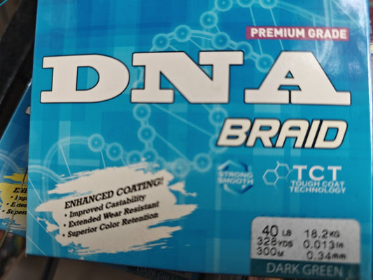 DNA Braid 40LB 300m Dark Green