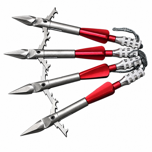 Slingshot Deep Red Dart with metal tip and red fins